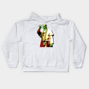 Rock Pop Pope Superstar Kids Hoodie